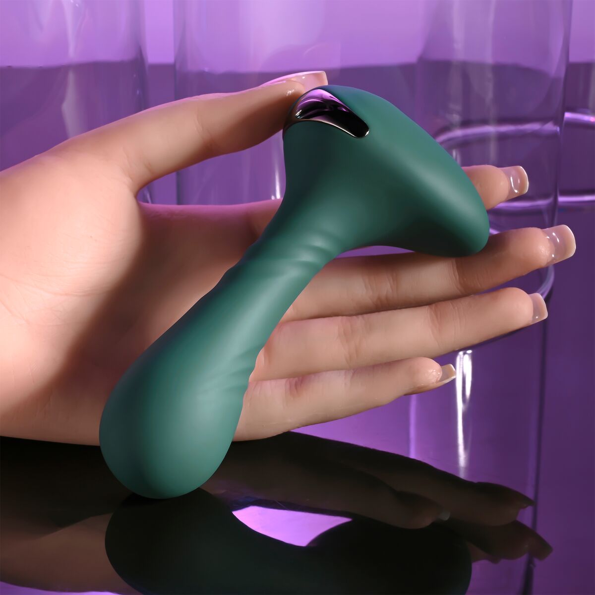 Anal plug Evolved Gender X Green (8,3 cm)