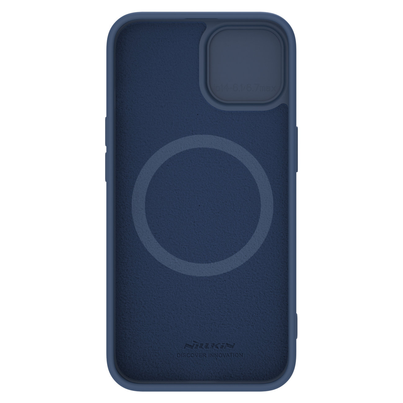 Nillkin CamShield Silky Silicone Case Apple iPhone 15 Plus / 14 Plus dark blue