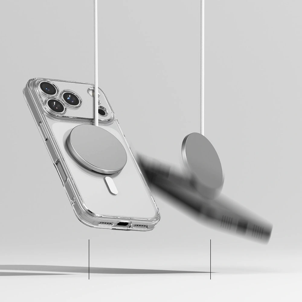 Etui Ringke Fusion Magnetic MagSafe do Apple iPhone 17 Pro Clear
