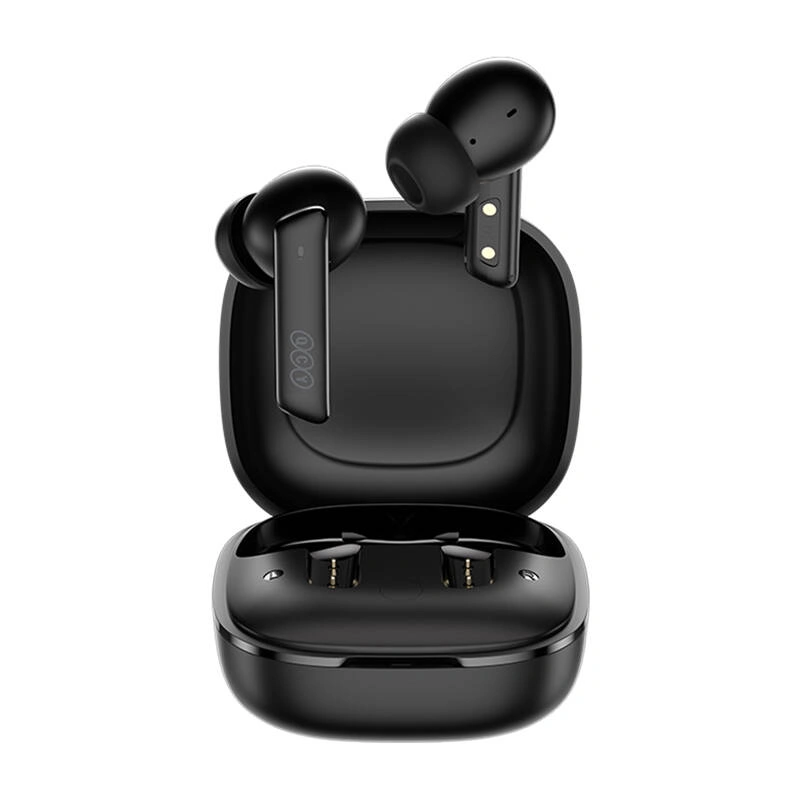 TWS wireless dock headphones QCY HT05 ANC Bluetooth 5.2 black