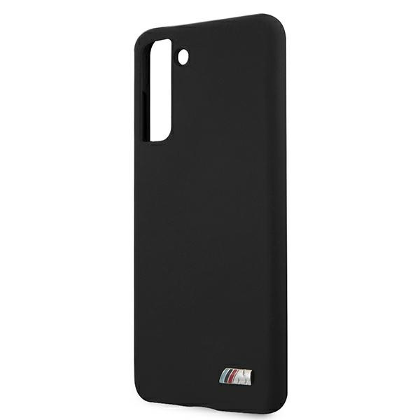 BMW BMHCS21MMSILBK Samsung Galaxy S21+ Plus black Silicone M Collection