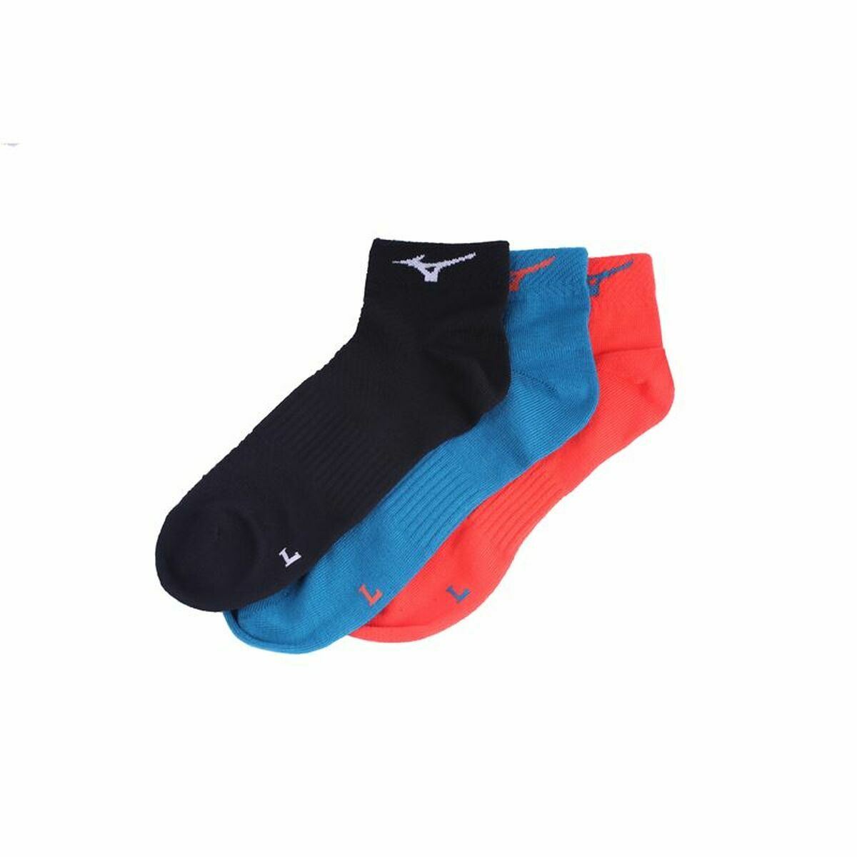 Socks Mizuno Red Black Blue 3 pairs 11