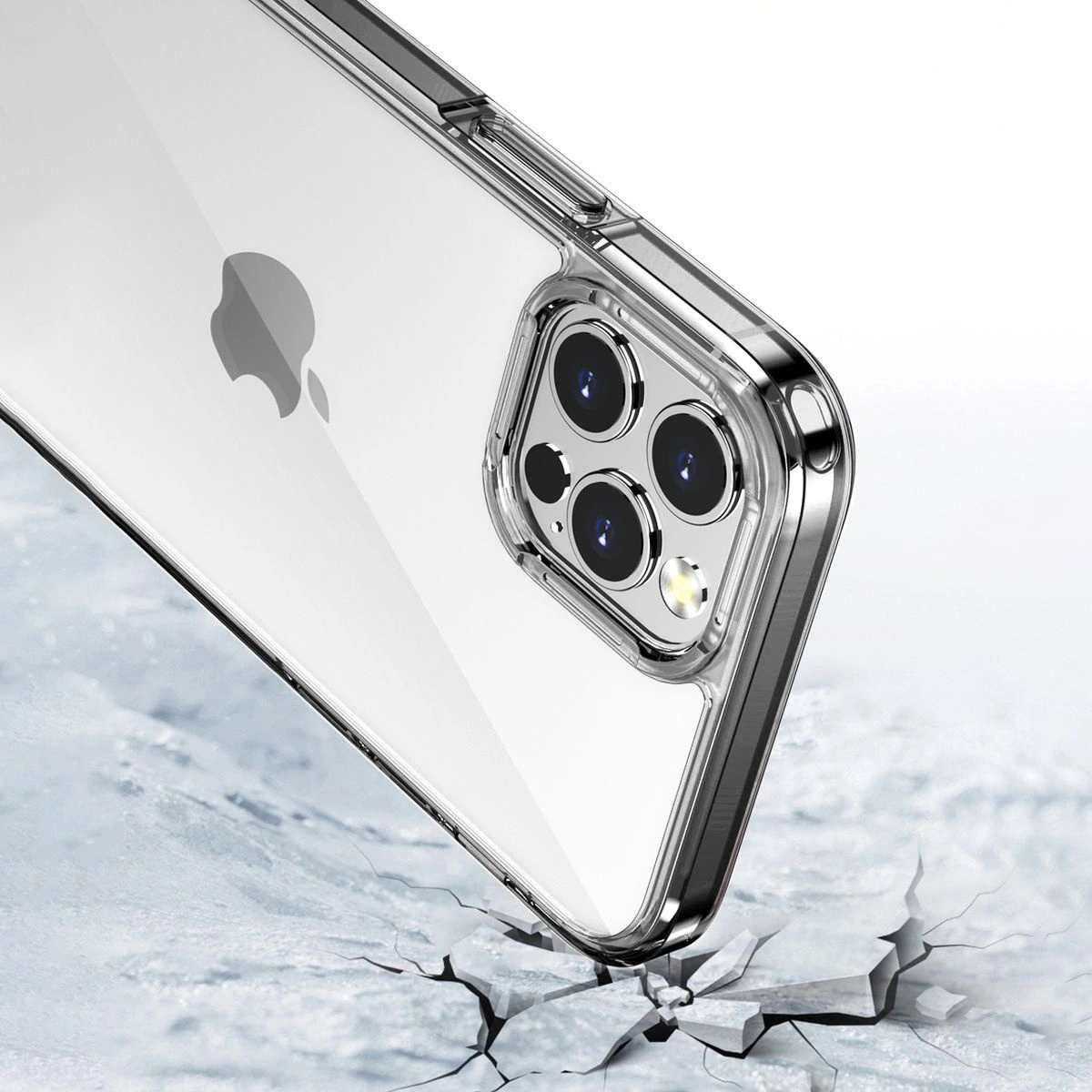 Bizon Case Halo for Apple iPhone 12 / 12 Pro transparent