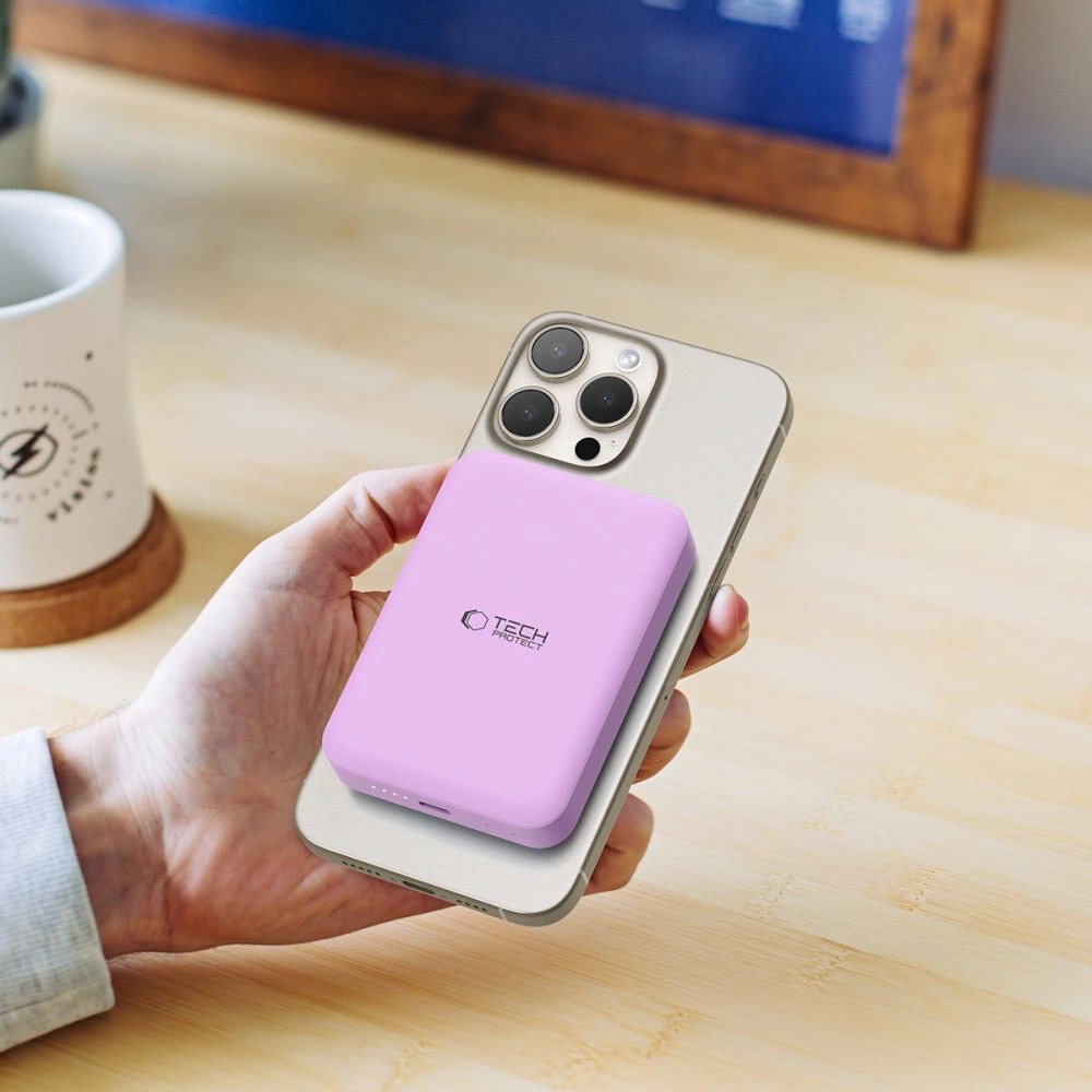 Tech-Protect PB11 LifeMag MagSafe Power Bank 10000mAh Lilac