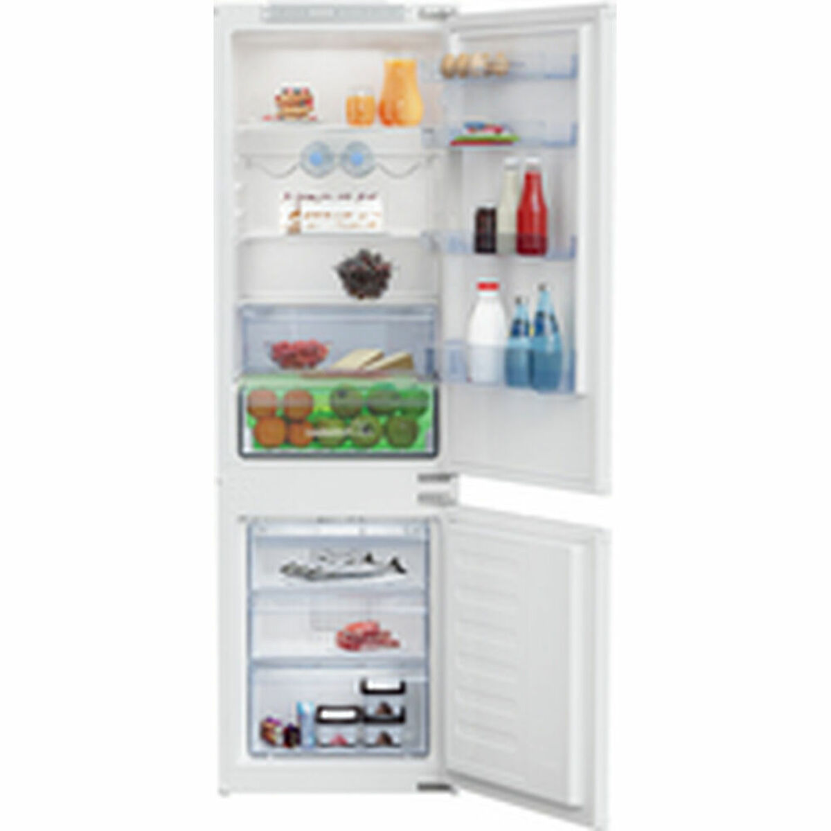 Combined Refrigerator BEKO BCHA275E4SN White (178,1 x 54 cm)