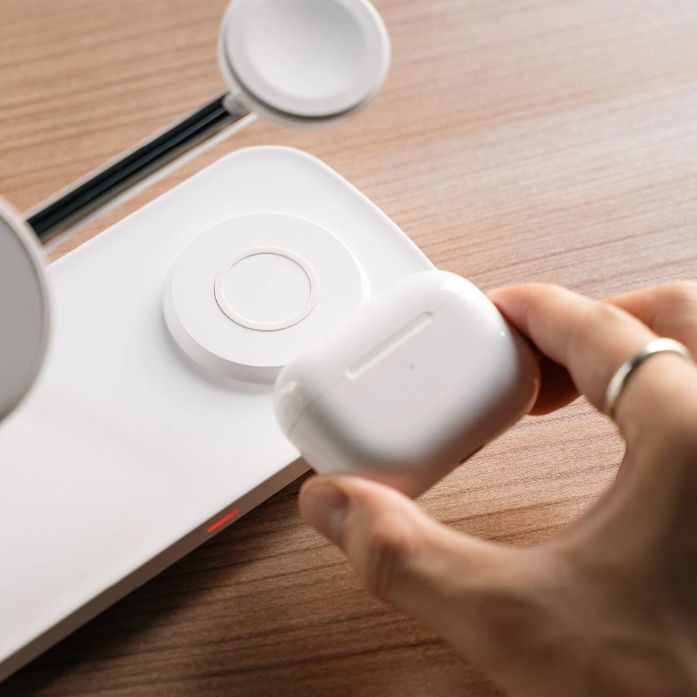 Ringke 3in1 Qi2 Magnetic Charger MagSafe Wireless Charger White