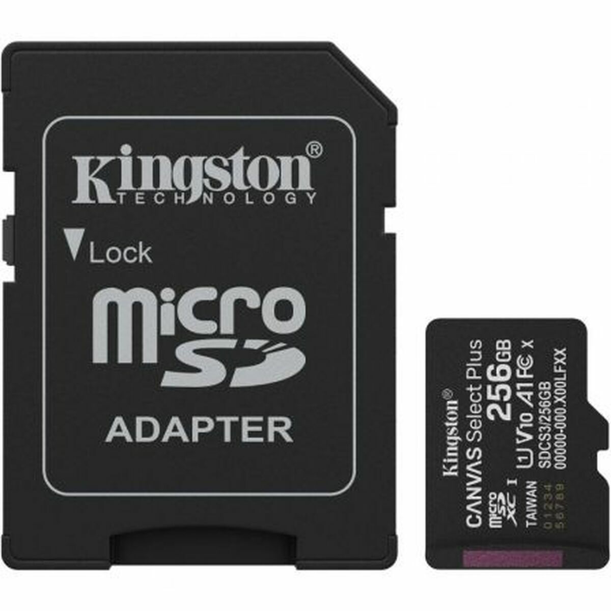 Micro SD Memory Card with Adaptor Kingston SDCS3/256GB Micro SD Memory Card with Adaptor Kingston SDCS3/256GB