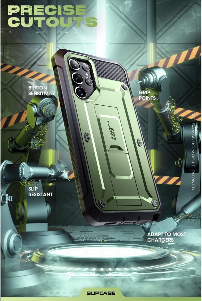 Supcase Unicorn Beetle Pro Samsung Galaxy S22 Ultra Guldan