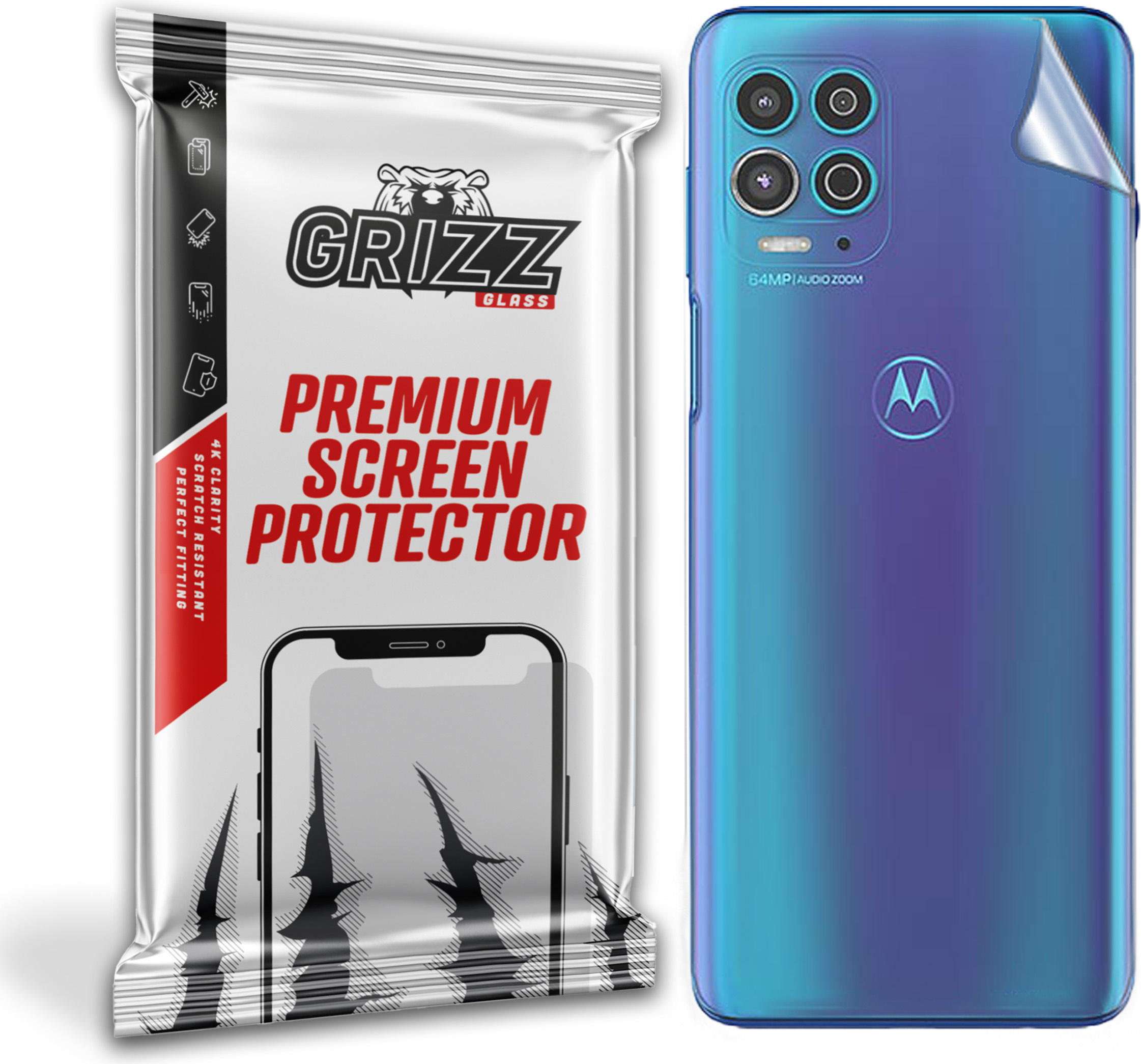 GrizzGlass SatinSkin Motorola Moto G100 5G