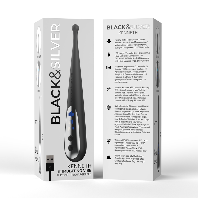 BLACK&SILVER- KENNETH STIMULATING VIBE