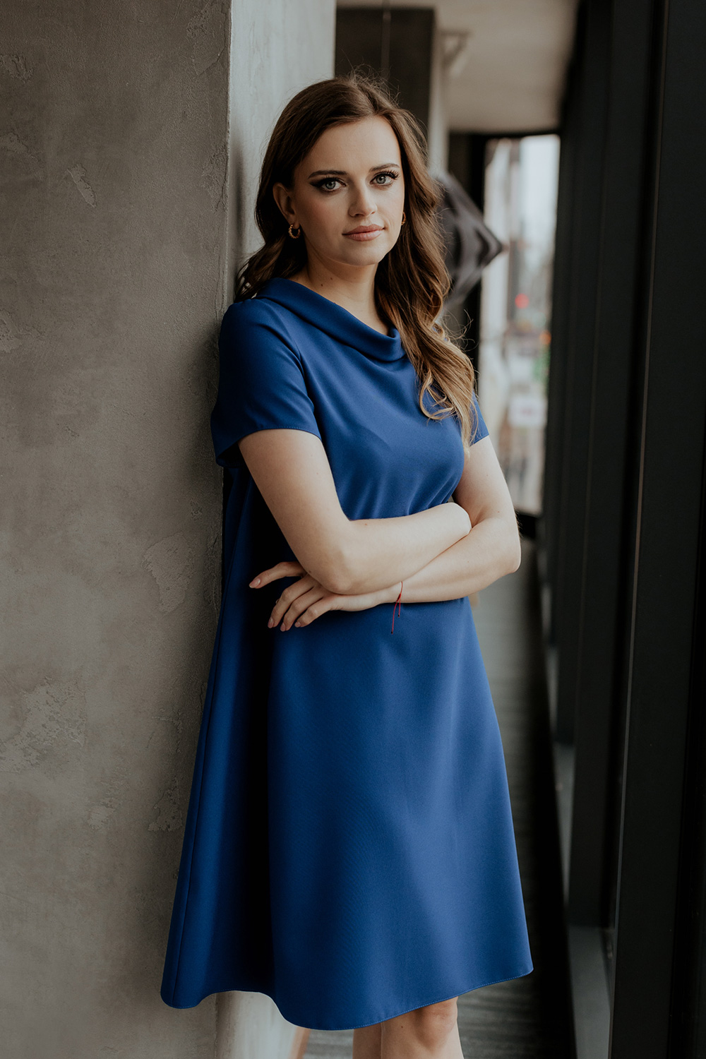 Alltagskleid model 176710 Tessita marineblau Damen