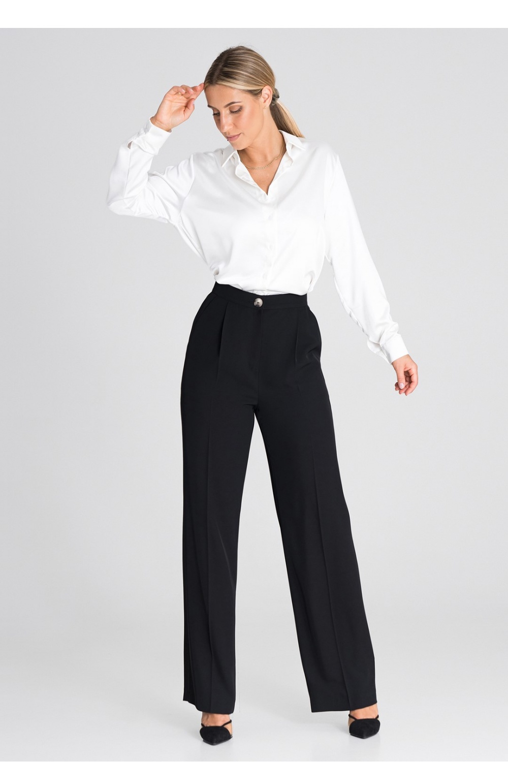  Trousers model 185075 Figl  black