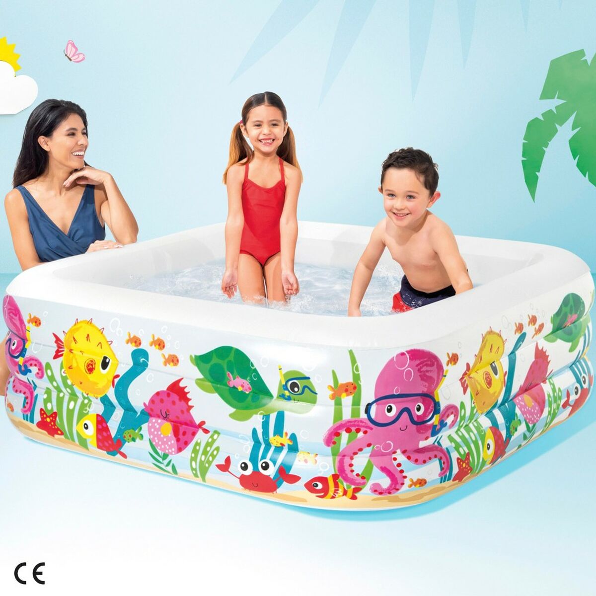 Kinderbecken   Intex         340 L 159 x 50 x 159 cm  