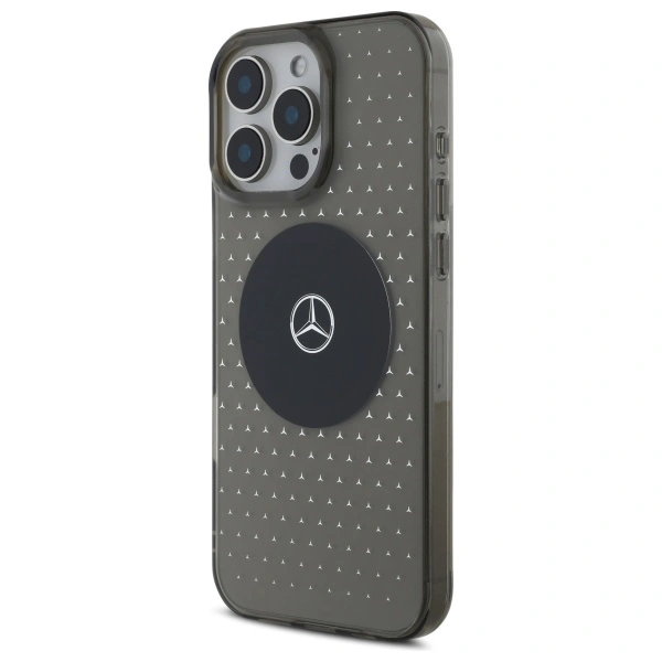 Mercedes MEHMP16L23HCPK Apple iPhone 16 Pro hardcase MB Case Star Pattern MagSafe black