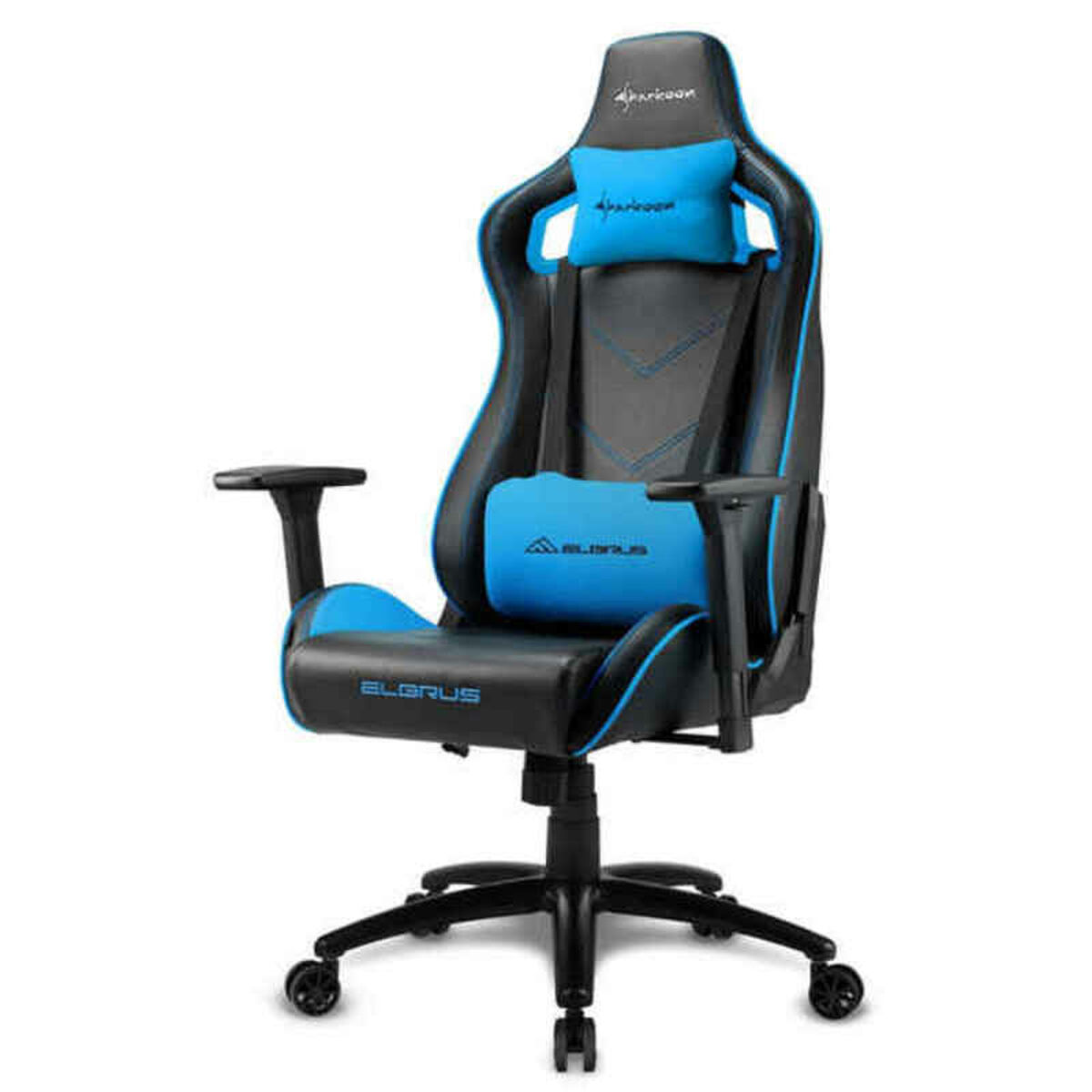 Gaming Chair Sharkoon 4044951027668 Black Black/Blue