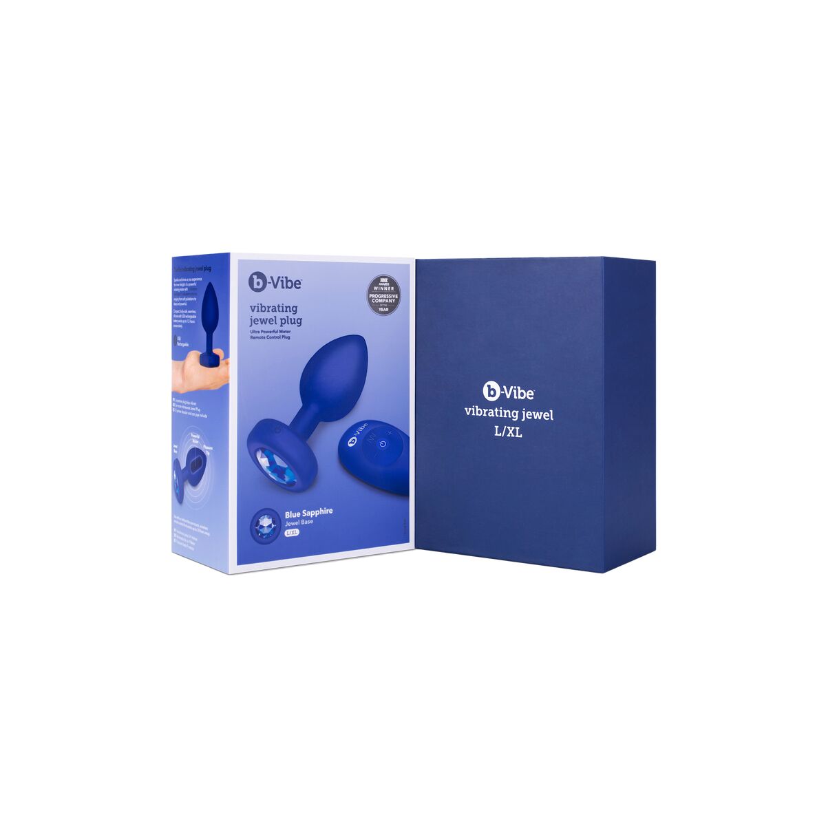 Vibrator B-Vibe Vibrating Jewel Navy Blue L/XL Vibrator B-Vibe Vibrating Jewel Navy Blue L/XL