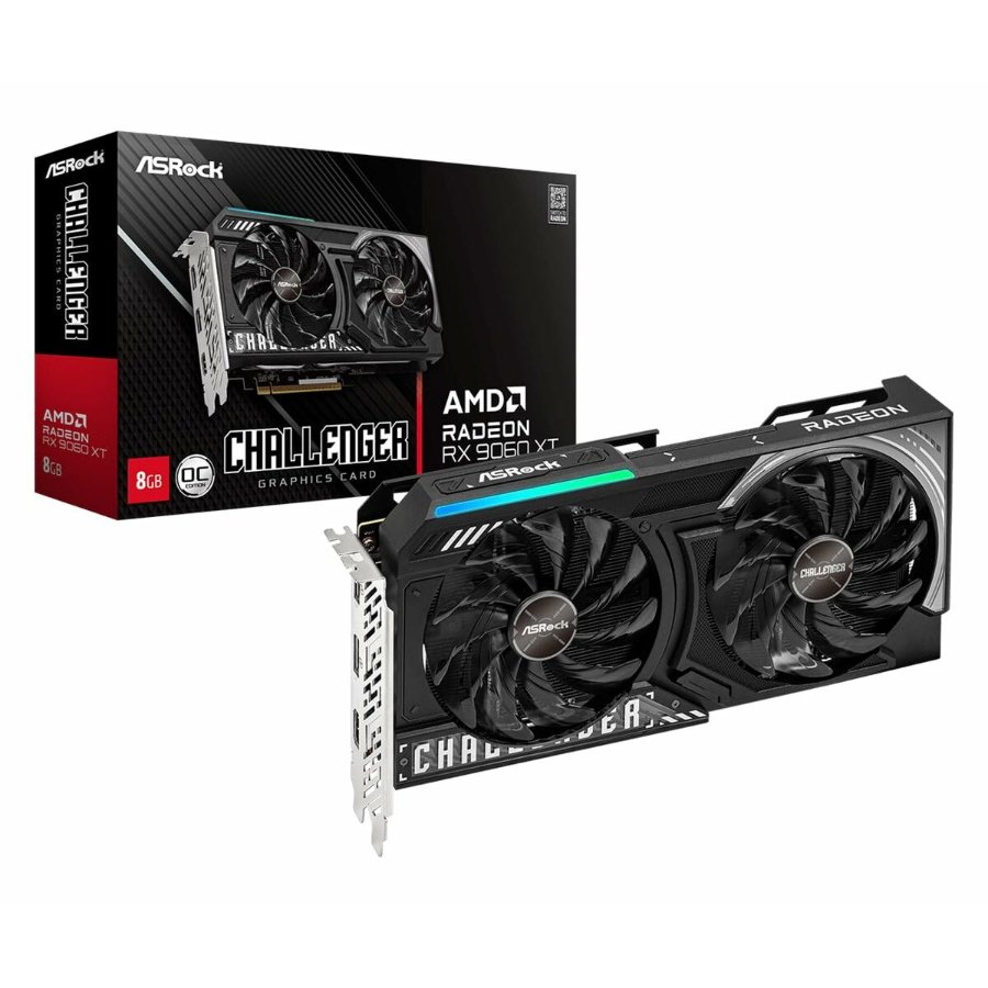 Graphics card ASRock RX9060XT CL 8GO 8 GB GDDR6 RADEON RX 9060 XT