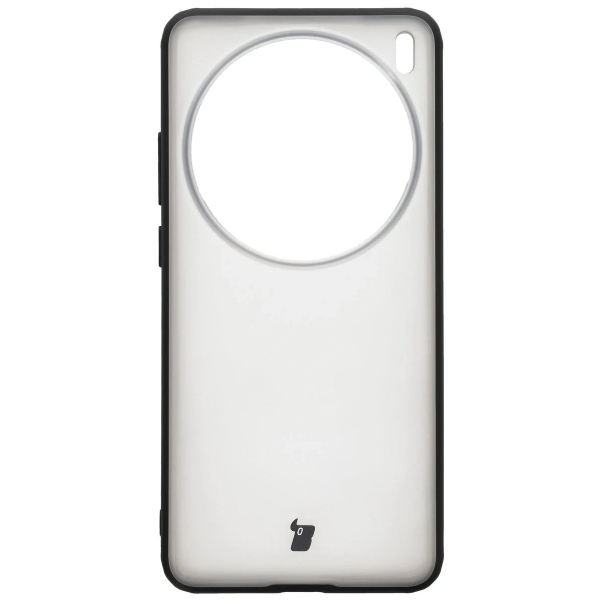 Etui Bizon Case Angelo do Vivo X200 Pro przydymione z czarną ramką