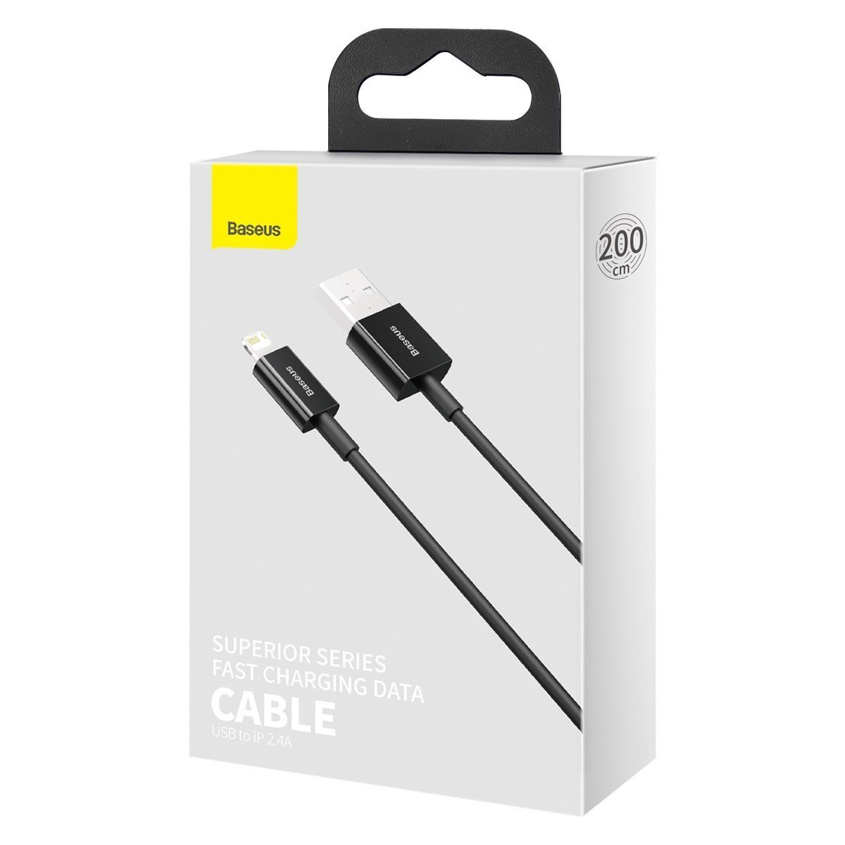 Baseus Superior Series Cable USB - Lightning 2.4A 2m (black)
