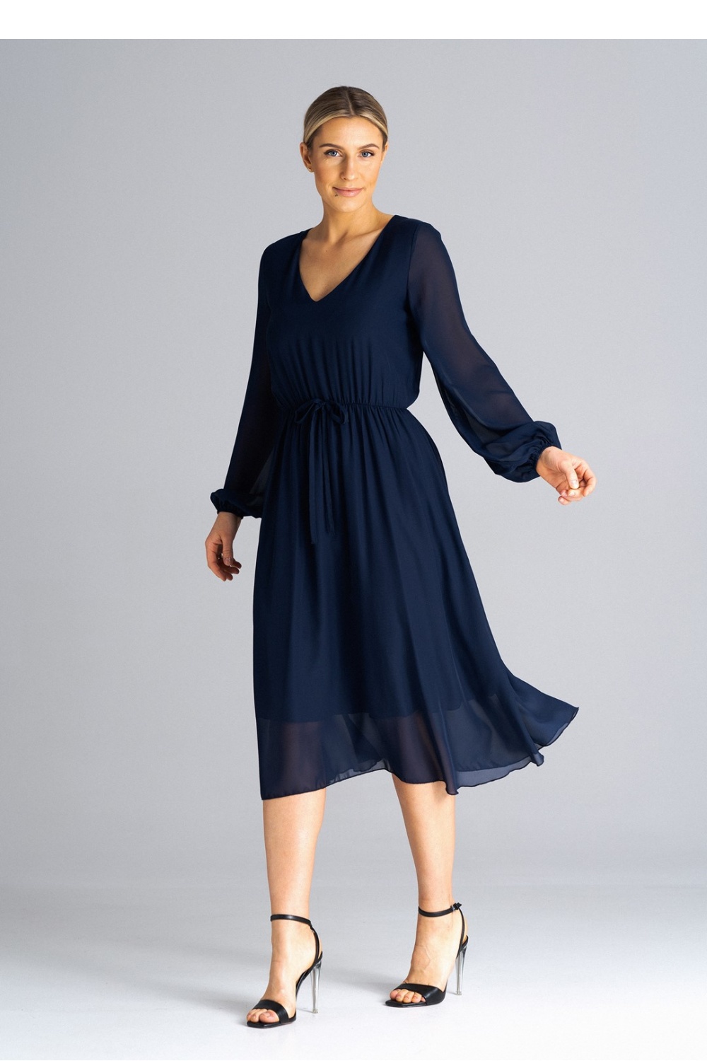  Daydress model 180861 Figl  navy blue