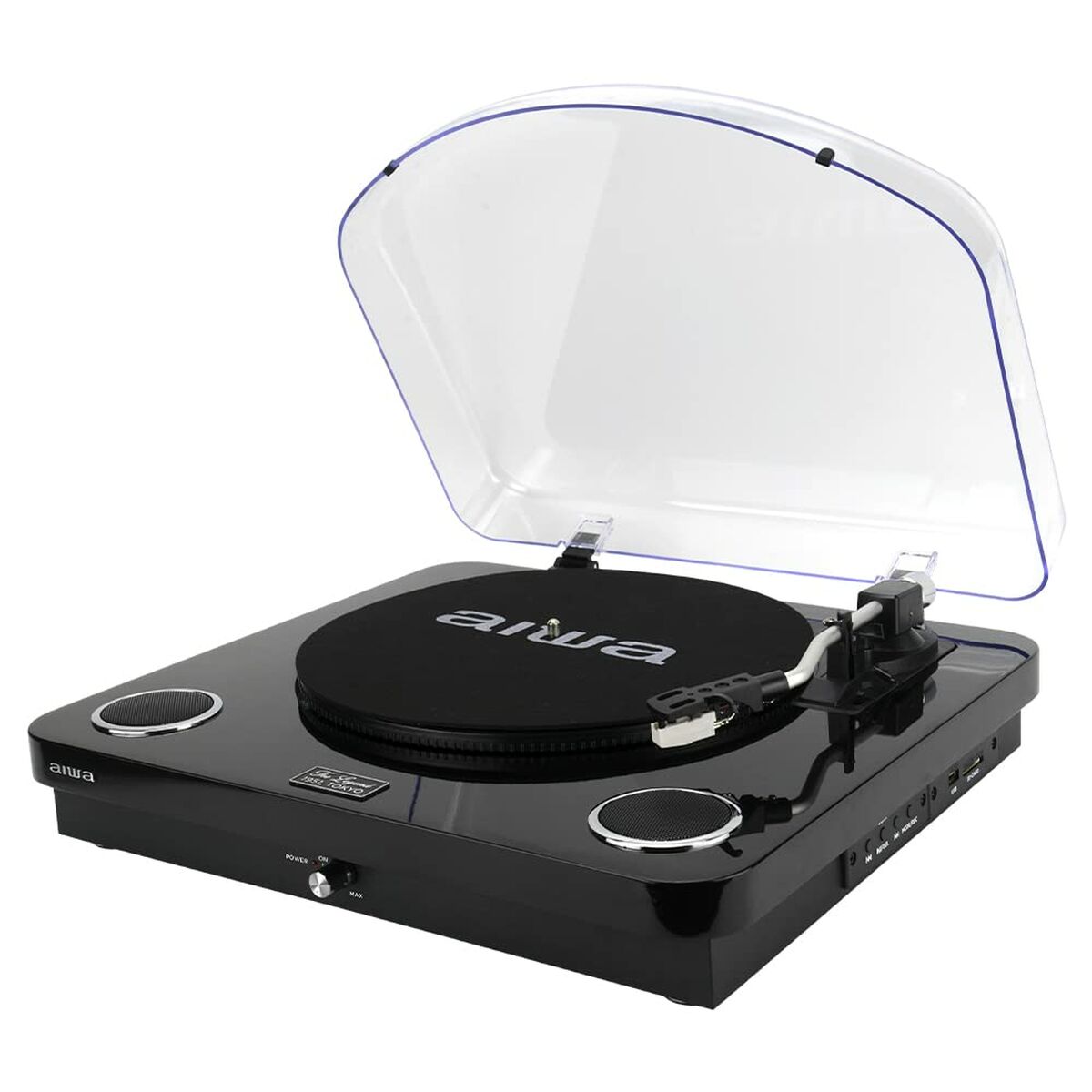 Record Player Aiwa GBTUR120BKMKII Black Record Player Aiwa GBTUR120BKMKII Black