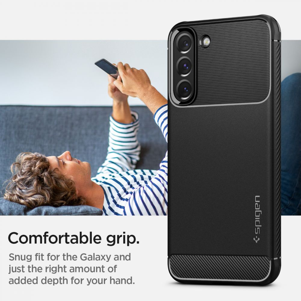 Etui Spigen Rugged Armor Samsung Galaxy S22 Matte Black