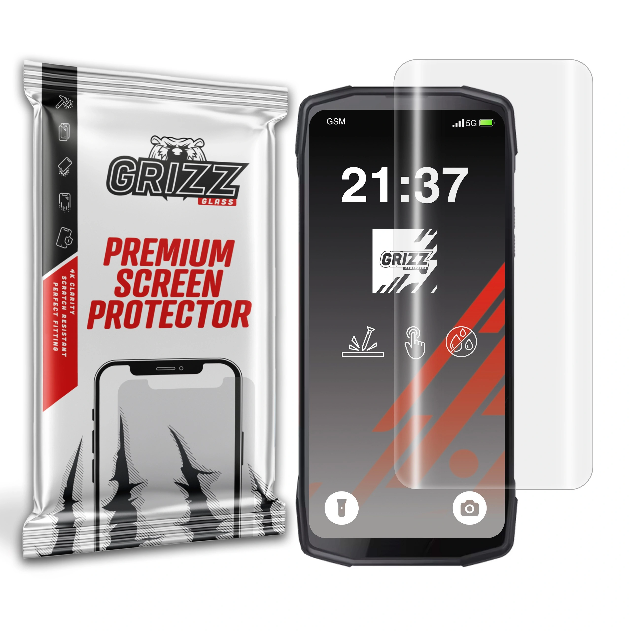 GrizzGlass Hydrofilm Cubot King Kong Star