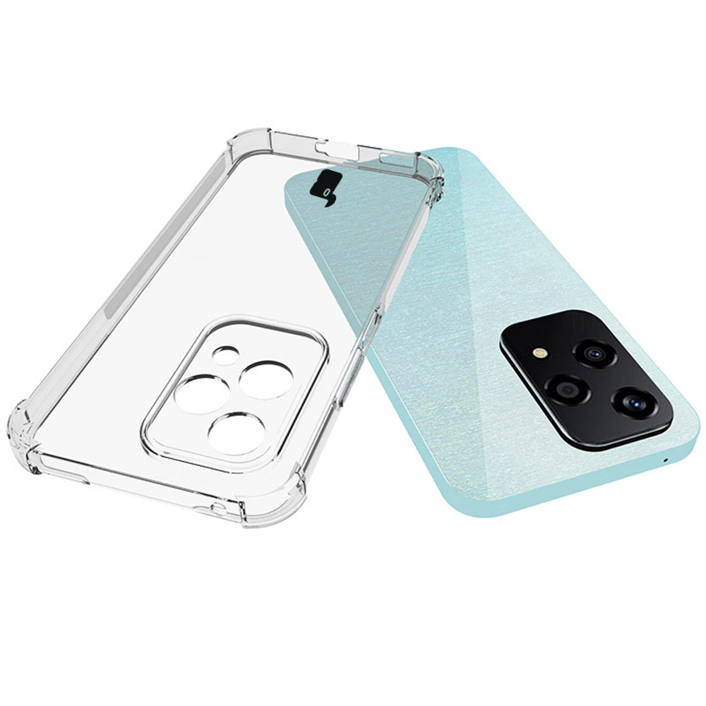 Bizon Case Clear Pack flexible case + 2x screen film Honor 200 Lite clear