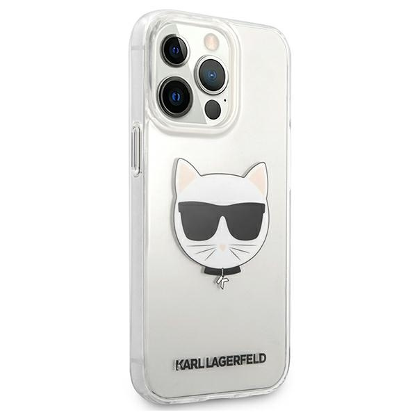 Karl Lagerfeld KLHCP13XCTR Apple iPhone 13 Pro Max hardcase transparent Choupette Head