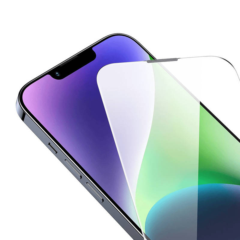 Baseus 0.4mm Corning HD Tempered Glass Apple iPhone 14 Plus/13 Pro Max + cleaner kit