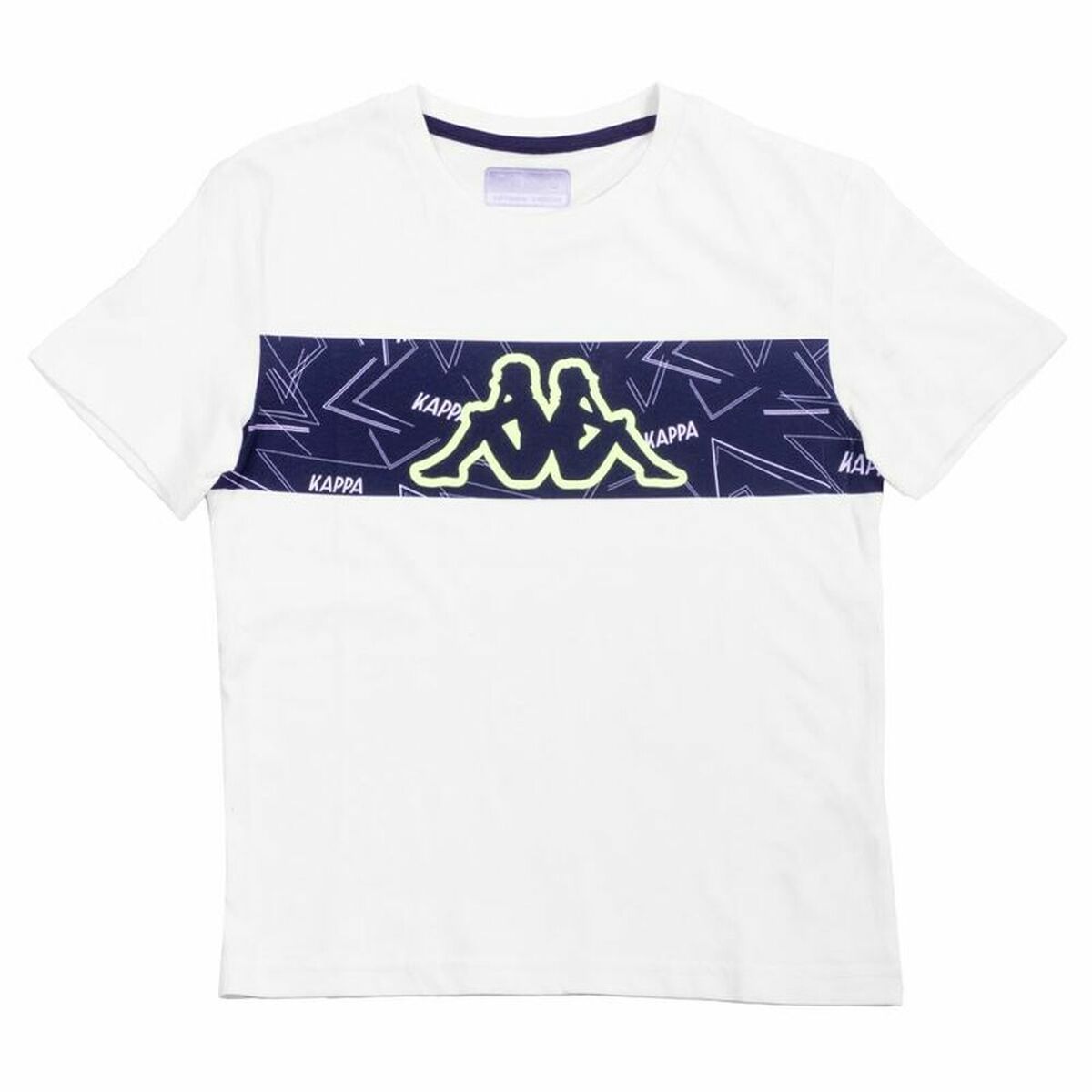 Child's Short Sleeve T-Shirt Kappa Skoto K White