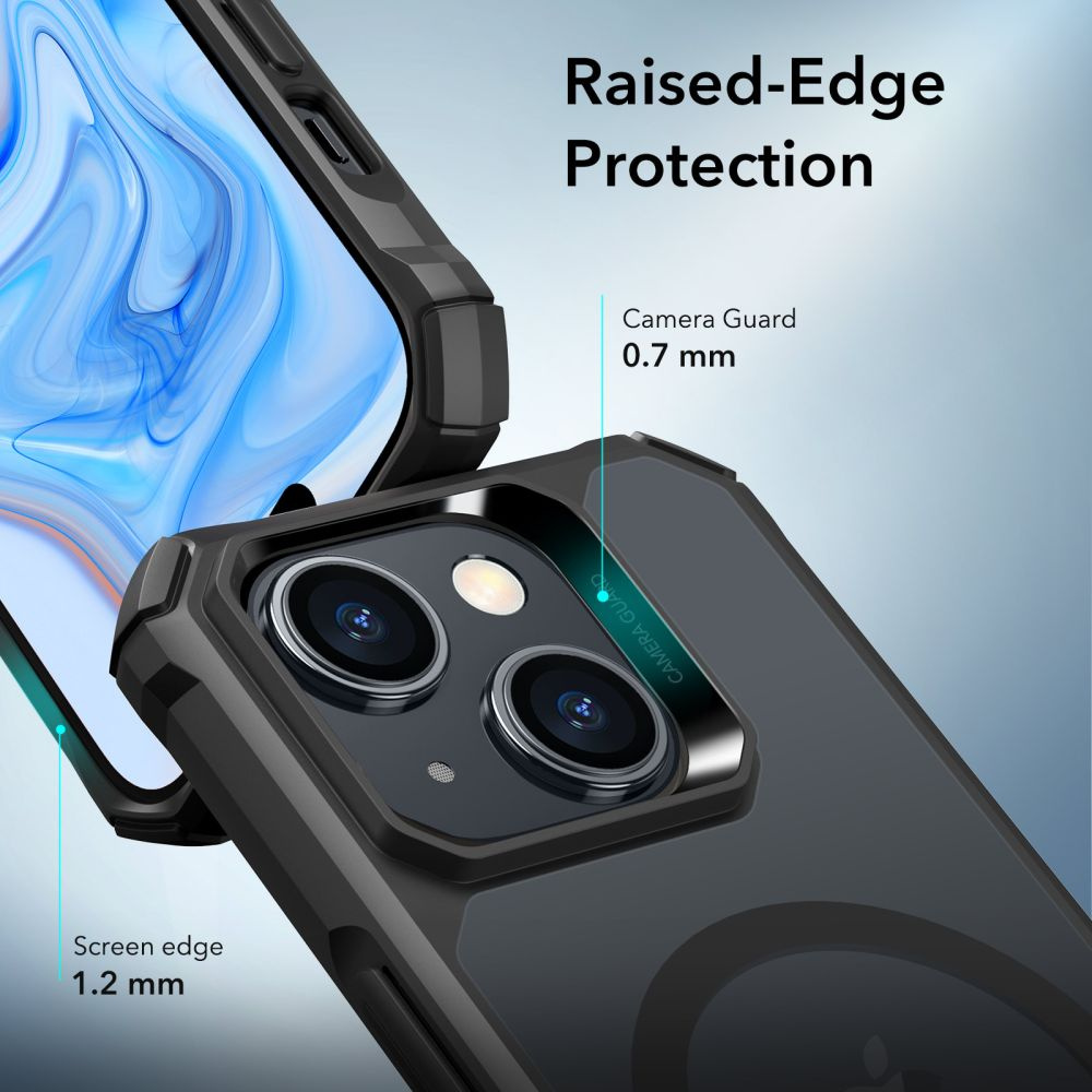 ESR Air Armor Halolock MagSafe Apple iPhone 15 Plus Frosted Black