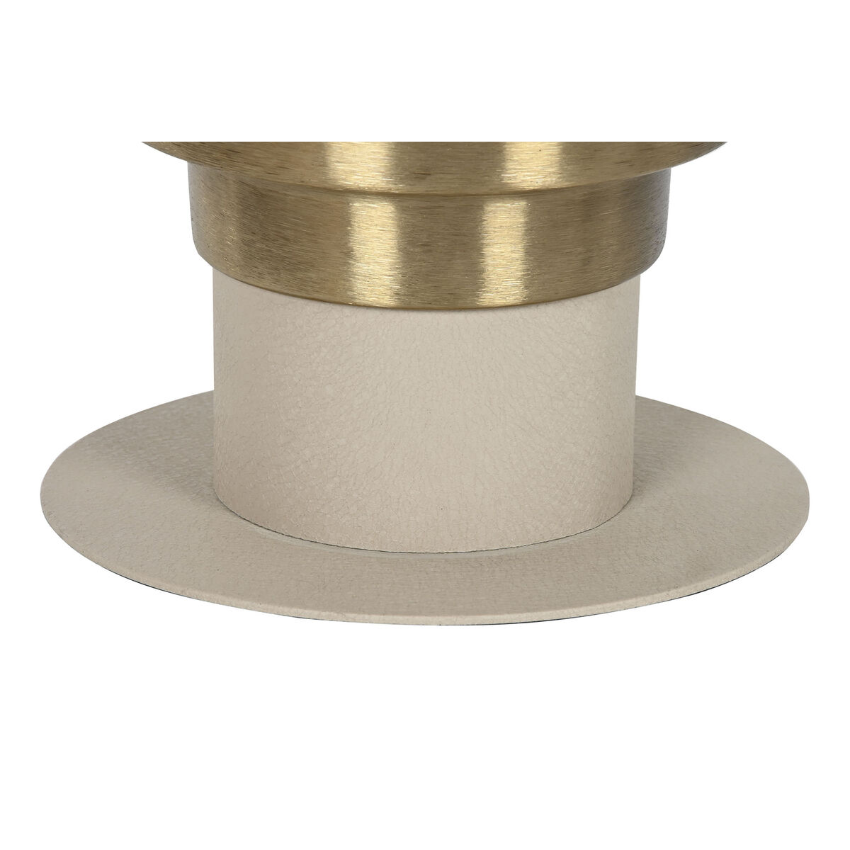 Side table Home ESPRIT Cream Golden 46 x 46 x 52 cm