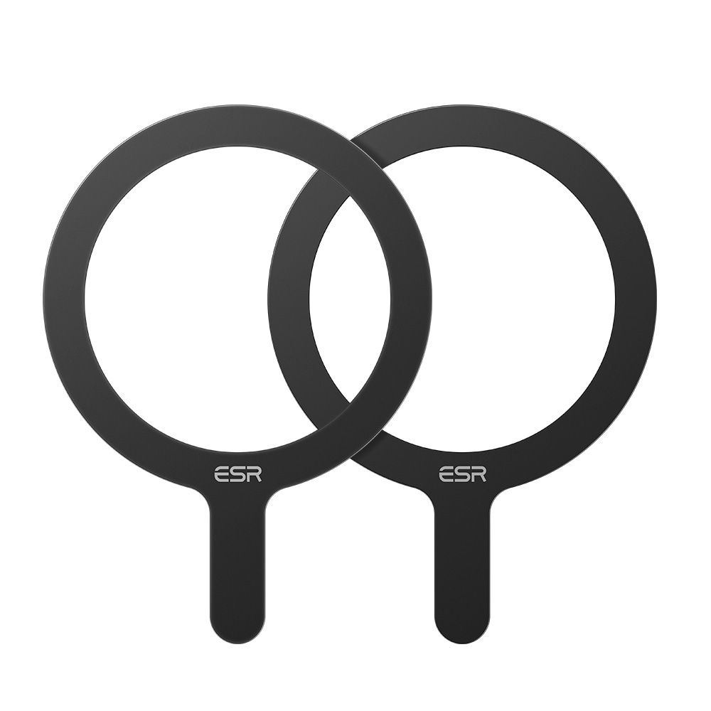 ESR Halolock MagSafe Universal Magnetic Ring Black [2 PACK]