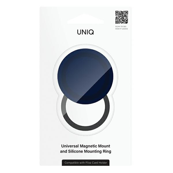 UNIQ Flixa Magnetic Base magnetic mounting base jet navy blue