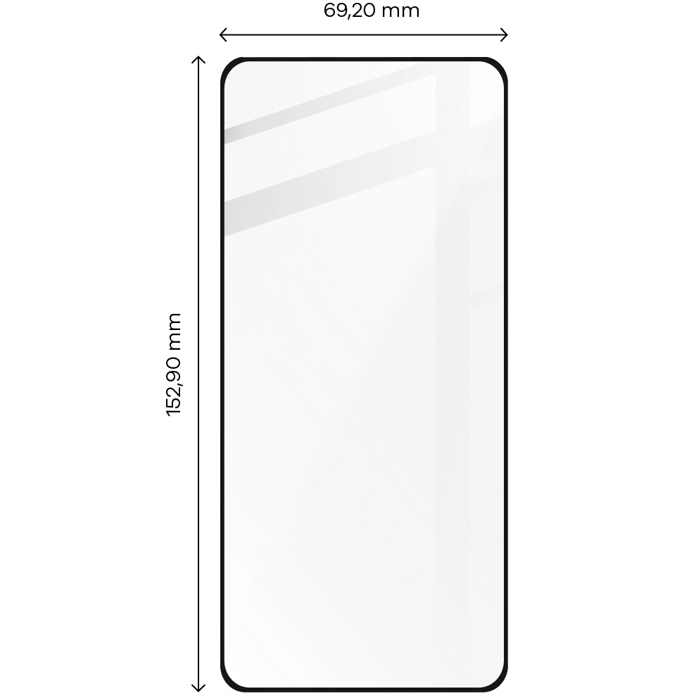 Bizon Glass Edge tempered glass - [2 PACK] + lens protection Samsung Galaxy A52s 5G A52 4G/5G black