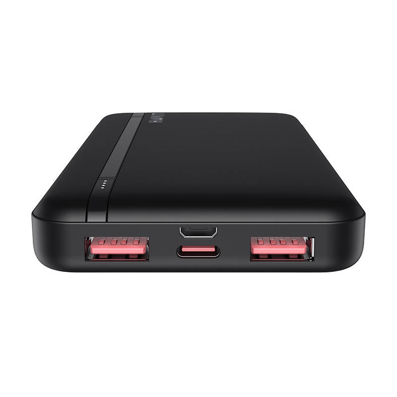 Powerbank HAVIT PB90 10000 mAh, 2x USB-A, 1x USB-C, PD (black)