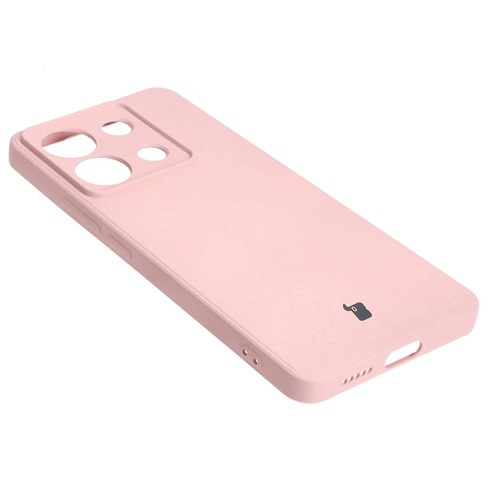 Bizon Case Silicone Sq Xiaomi Poco X6 / Xiaomi Redmi Note 13 Pro 5G light pink