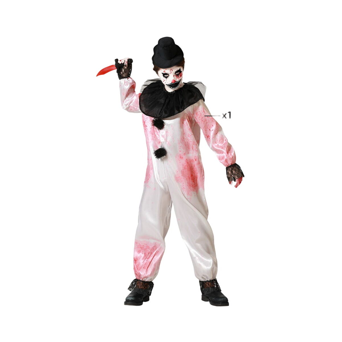 Costume for Children Bloody Clown 7-9 Years