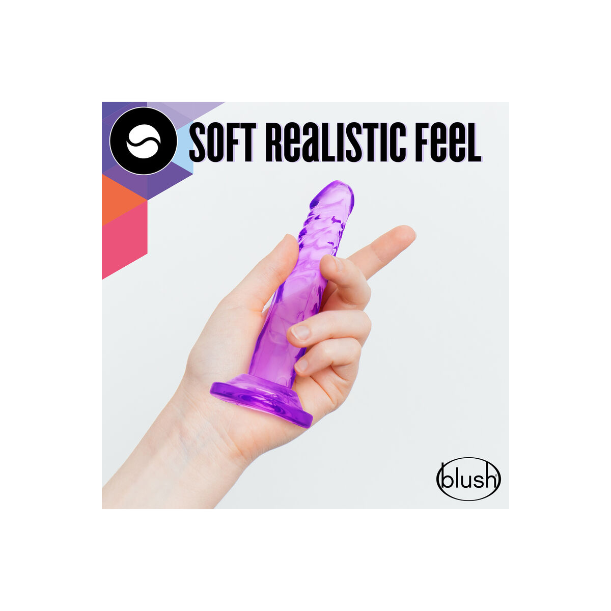Vibrator Blush Naturally Yours Purple Vibrator Blush Naturally Yours Purple