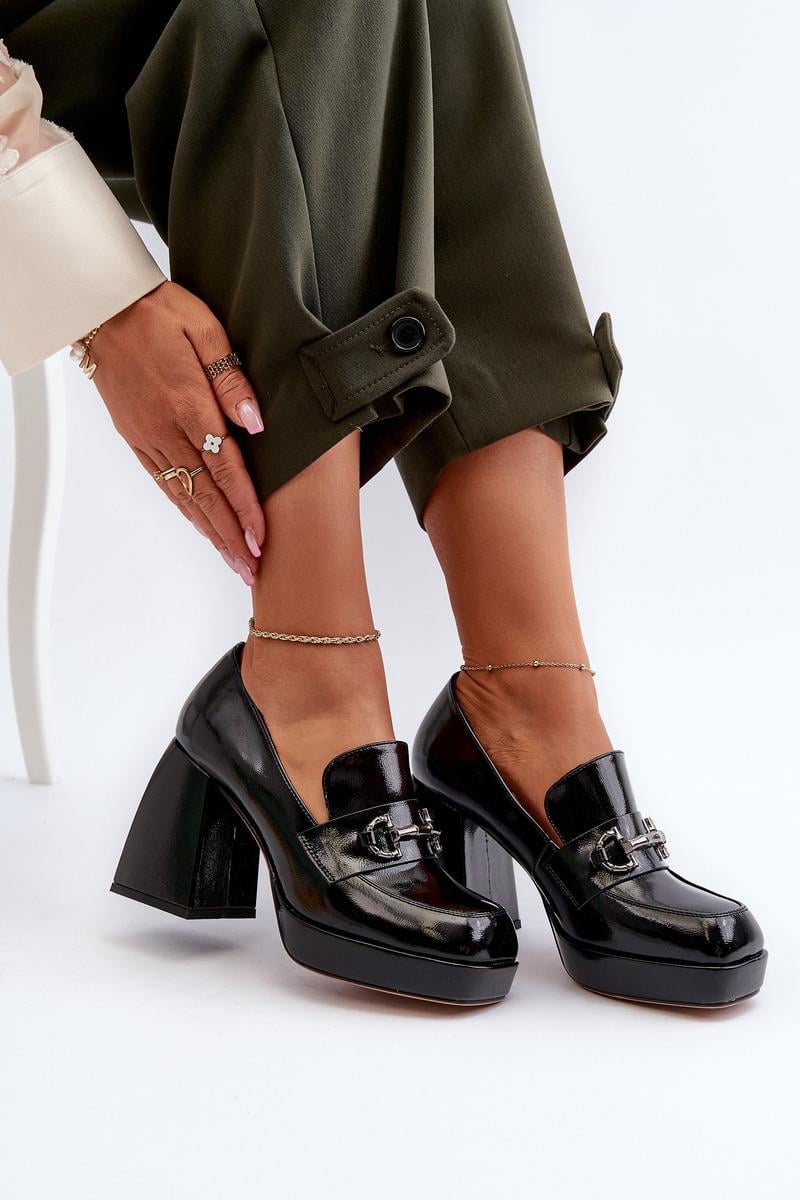  Heeled low shoes model 196316 Step in style  black