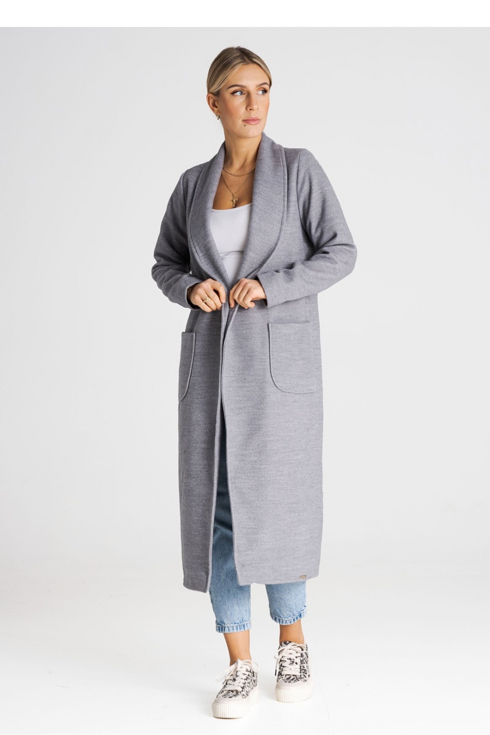  Coat model 194792 Figl  grey