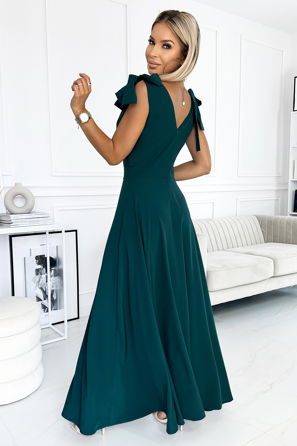  Evening dress model 182530 Numoco  green