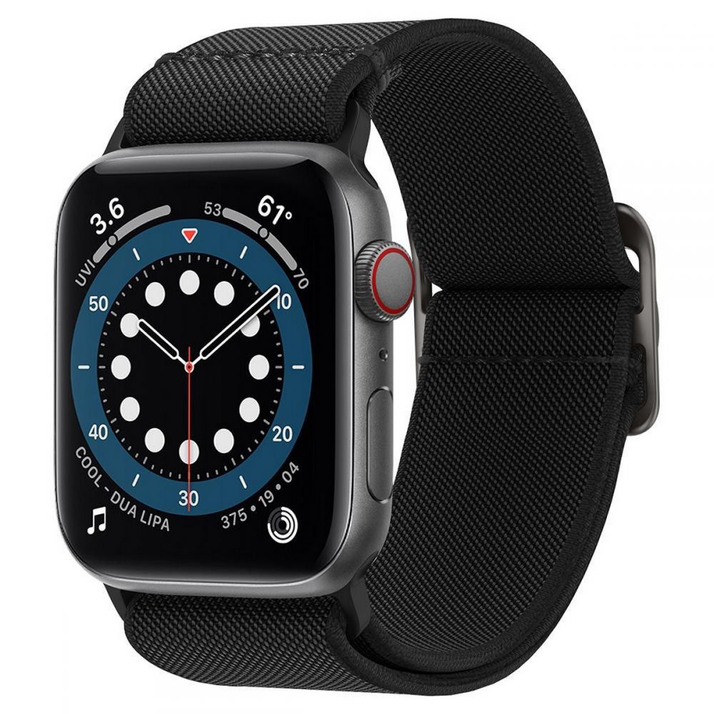 Spigen Fit Lite Strap Apple Watch 4/5/6/SE 44mm Black