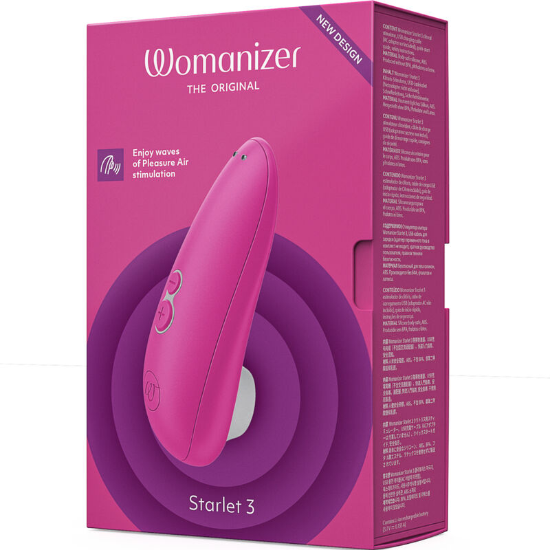 WOMANIZER - STARLET 3 CLITORAL STIMULATOR PINK