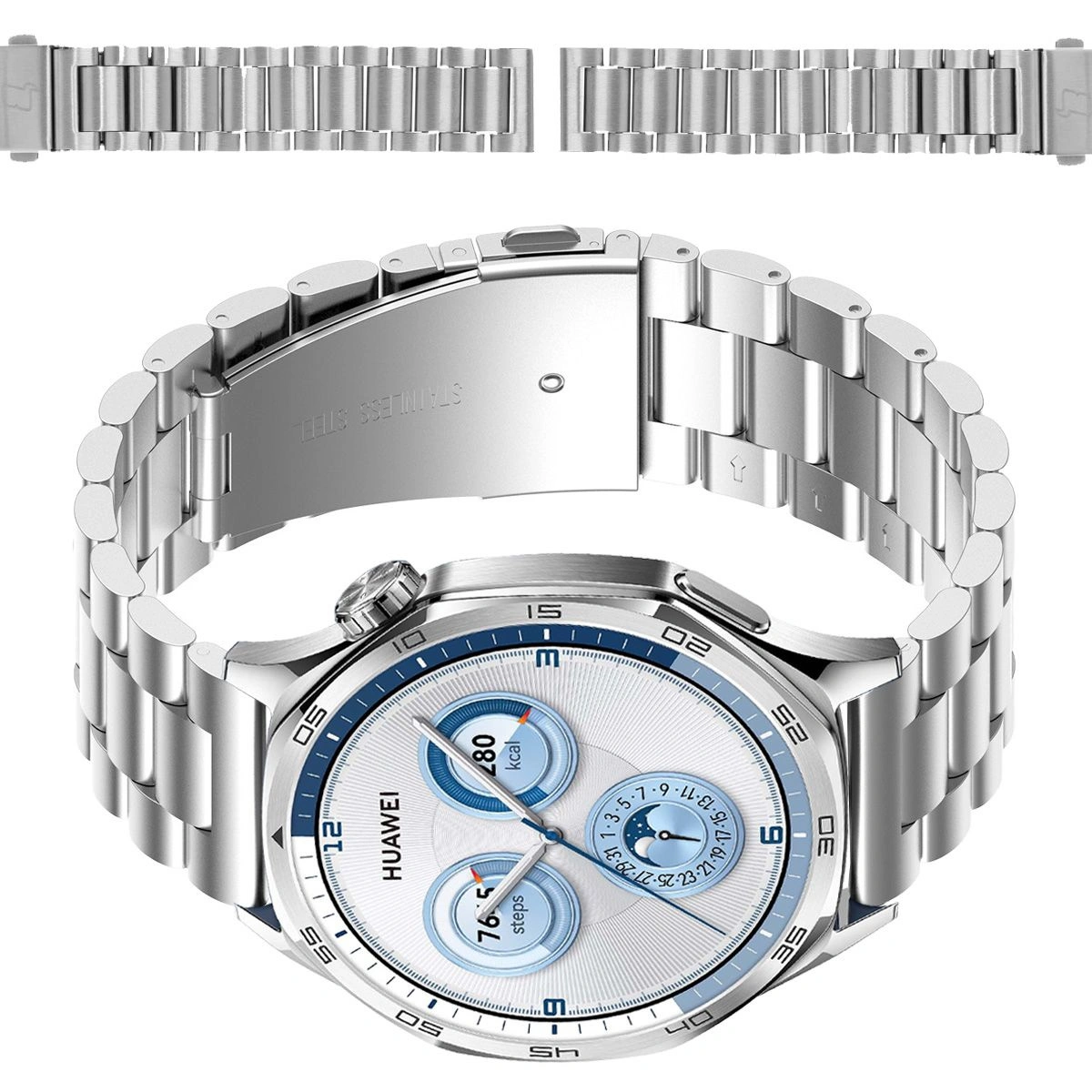 Bizon Strap Watch Aura Smartwatch 22mm silver