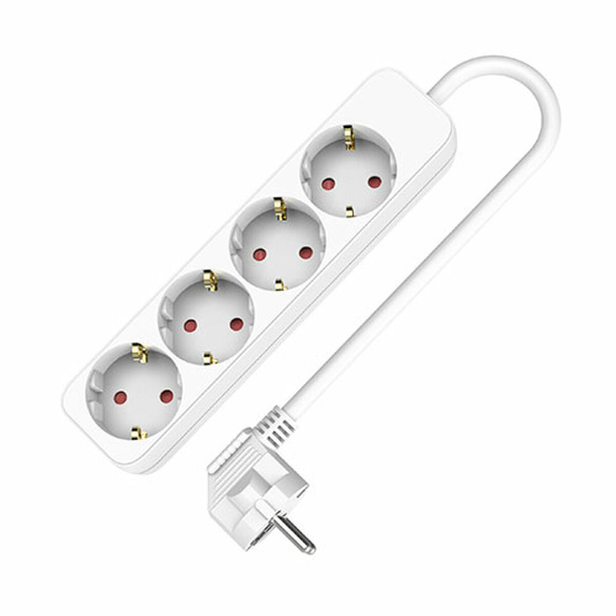 4-socket plugboard without power switch TM Electron (1,5 m)