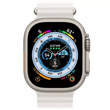 Apple Watch Ultra (Whitete Rubberen Band)