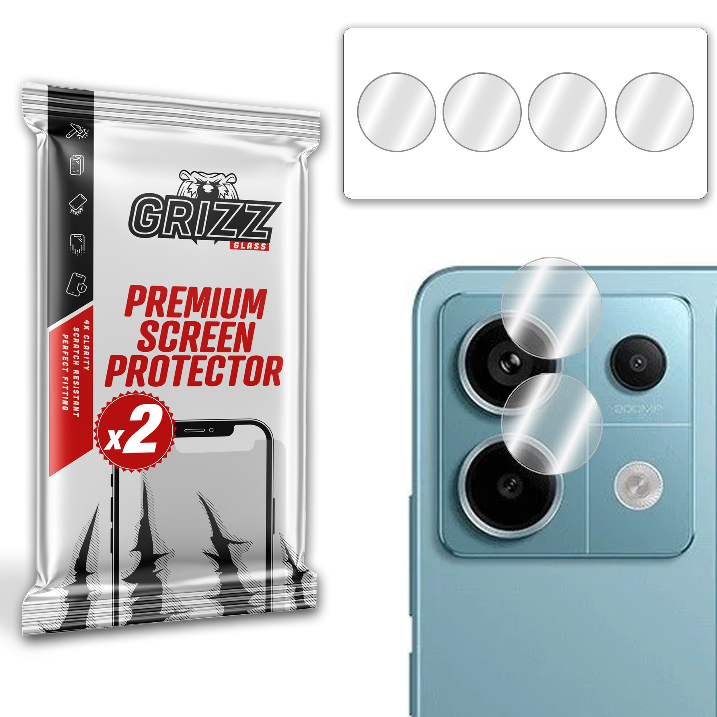 GrizzGlass HybridGlass Camera Xiaomi Redmi Note 13 Pro