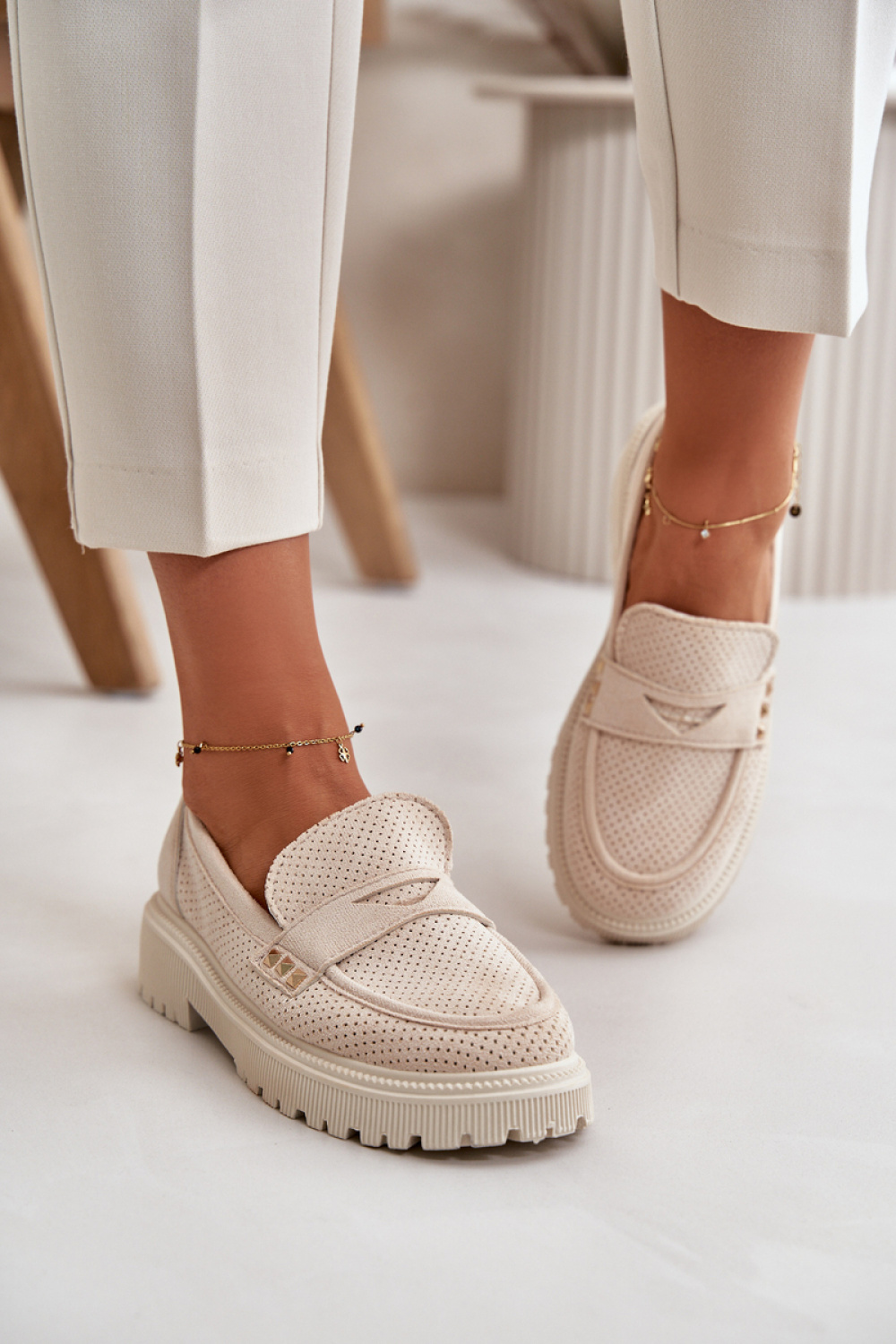  Mocassin model 199586 Step in style  beige